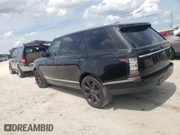 2015 Land Rover Range Rover with VIN SALGW3TF9FA204998, listed as a Copart auction lot 59112515 with 91,655 mi miles and Salvage title. Bid and sale history available at DreamBid. Image 2.