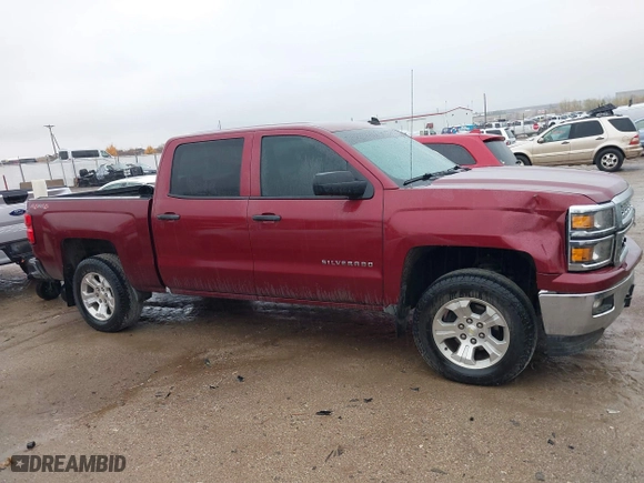 2014 Chevrolet Silverado 1500 LT with VIN 3GCUKREC6EG454842, listed as a IAAI auction lot 40831621 with 158,930 mi miles. Bid and sale history available at carsss.com. Image 13.