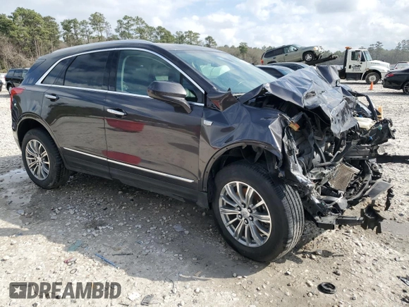 2019 Cadillac XT5 Luxury FWD with VIN 1GYKNCRS4KZ124331, listed as a Copart auction lot 44056455 with 66,449 mi miles and Salvage Title. Bid and sale history available at DreamBid. Image 4.
