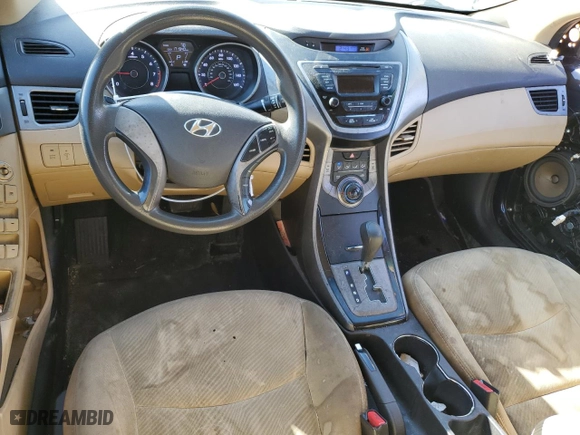 2013 Hyundai Elantra GLS PZEV with VIN 5NPDH4AE5DH389609, listed as a Copart auction lot 46397655 with 171,940 mi miles and Clean Title. Bid and sale history available at carsss.com. Image 8.