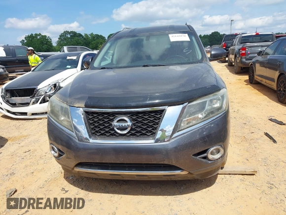 2014 Nissan Pathfinder SV with VIN 5N1AR2MM7EC710811, listed as a IAAI auction lot 42142870 with 158,803 mi miles. Bid and sale history available at carsss.com. Image 12.