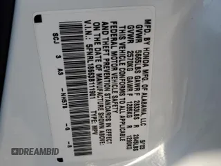 2003 Honda Odyssey EX z VIN 5FNRL18663B111901, wystawiony jako Copart lot #51240245 z przebiegiem 115 202 mil mil oraz Szkoda całkowita • Salvage title. Historia ofert i sprzedaży dostępna na DreamBid. Obrazek 16.