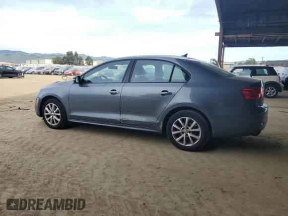 2012 Volkswagen Jetta Sedan SE w/Convenience & Sunroof PZEV with VIN 3VWBP7AJ1CM427707, listed as a Copart auction lot 45992795 with 130,766 mi miles and Salvage Title. Bid and sale history available at carsss.com. Image 2.