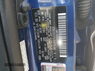 2020 Kia Rio S with VIN 3KPA24AD7LE331953, listed as a Copart auction lot 42652665 with 83,584 mi miles and Salvage Title. Bid and sale history available at carsss.com. Image 14.