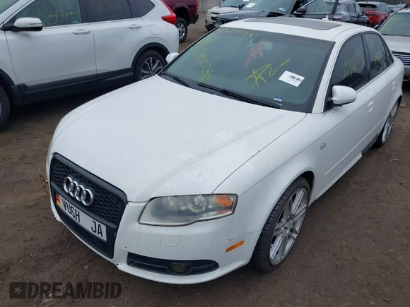 2008 Audi A4 with VIN WAUEH78E38A130087, listed as a IAAI auction lot 41725994 with Not provided miles and . Bid and sale history available at DreamBid. Image 6.