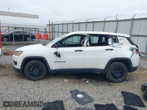 2020 Jeep Compass Sport z VIN 3C4NJCAB9LT218479, wystawiony jako IAAI lot #41533257 z przebiegiem 119 963 mil mil oraz . Historia ofert i sprzedaży dostępna na DreamBid. Obrazek 14.