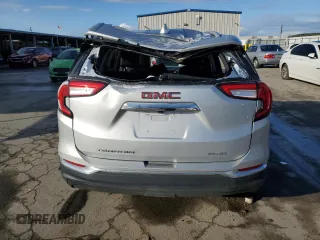2022 GMC Terrain SLT with VIN 3GKALVEV5NL154117, listed as a Copart auction lot 45581315 with 63,445 mi miles and Salvage Title. Bid and sale history available at DreamBid. Image 6.