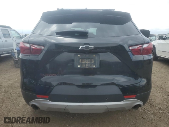 2022 Chevrolet Blazer LT z VIN 3GNKBHR43NS124679, wystawiony jako Copart lot #55776435 z przebiegiem 48 832 mil mil oraz Szkoda całkowita • Salvage title. Historia ofert i sprzedaży dostępna na DreamBid. Obrazek 6.