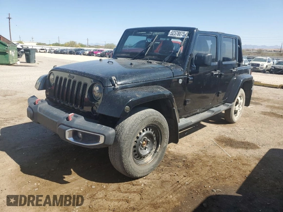 2014 Jeep Wrangler Unlimited Sahara with VIN 1C4BJWEGXEL150119, listed as a Copart auction lot 52378075 with 122,443 mi miles and Salvage Title. Bid and sale history available at carsss.com. Image 1.