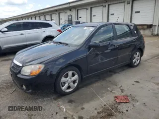 2007 Kia Spectra with VIN KNAFE161075006800, listed as a Copart auction lot 60958595 with 159,614 mi miles and Salvage title. Bid and sale history available at DreamBid. Image 1.