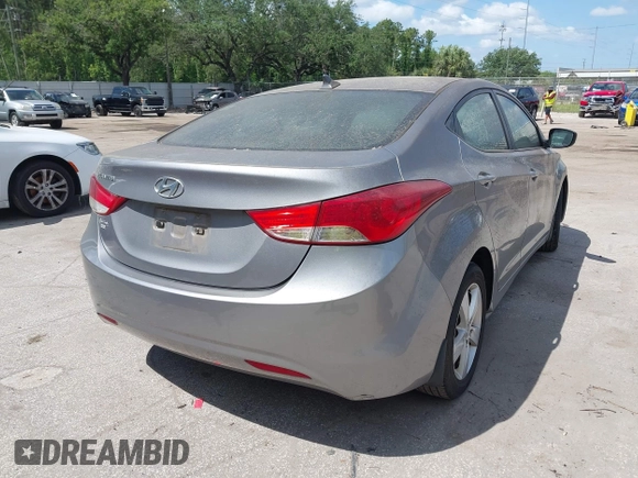 2012 Hyundai Elantra Limited with VIN KMHDH4AEXCU411894, listed as a IAAI auction lot 42068313 with 192,879 mi miles. Bid and sale history available at carsss.com. Image 4.