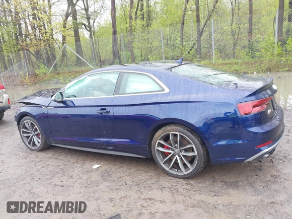 2018 Audi S5 Premium Plus z VIN WAUP4AF55JA074714, wystawiony jako IAAI lot #42198303 z przebiegiem 43 795 mil mil oraz . Historia ofert i sprzedaży dostępna na DreamBid. Obrazek 14.