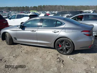 2022 Genesis G70 3.3T z VIN KMTG54TE0NU084191, wystawiony jako IAAI lot #41479649 z przebiegiem 51 548 mil mil oraz . Historia ofert i sprzedaży dostępna na DreamBid. Obrazek 14.