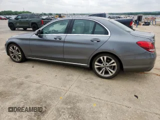 2017 Mercedes-Benz C 300 with VIN 55SWF4JB0HU231721, listed as a Copart auction lot 59524015 with 103,995 mi miles and Salvage title. Bid and sale history available at DreamBid. Image 2.
