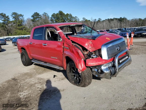 2007 Toyota Tundra SR5 with VIN 5TBDV54167S486736, listed as a Copart auction lot 46286065 with 0 mi miles and Salvage Title. Bid and sale history available at carsss.com. Image 4.