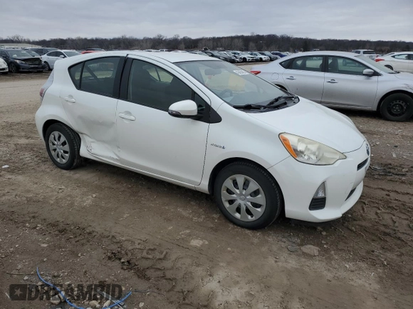 2012 Toyota Prius One with VIN JTDKDTB3XC1006053, listed as a Copart auction lot 43455685 with 112,280 mi miles and Salvage Title. Bid and sale history available at DreamBid. Image 4.