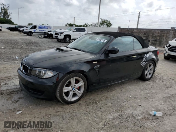 2011 BMW 1 Series 128i with VIN WBAUN1C55BVH83063, listed as a Copart auction lot 62858125 with Not provided miles and Clean title. Bid and sale history available at DreamBid. Image 1.