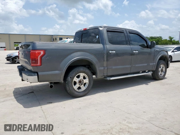2015 Ford F-150 XL with VIN 1FTEW1CFXFFA53238, listed as a Copart auction lot 61612925 with 120,315 mi miles and Salvage title. Bid and sale history available at DreamBid. Image 3.