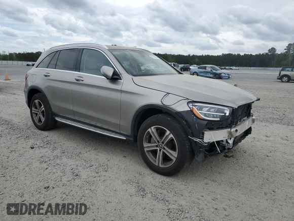 2021 Mercedes-Benz GLC with VIN W1N0G8EB1MV298807, listed as a Copart auction lot 51919905 with 45,589 mi miles and Salvage Title. Bid and sale history available at carsss.com. Image 4.