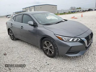 2022 Nissan Sentra SV with VIN 3N1AB8CV4NY250815, listed as a Copart auction lot 50358025 with 23,742 mi miles and Clean Title. Bid and sale history available at DreamBid. Image 4.