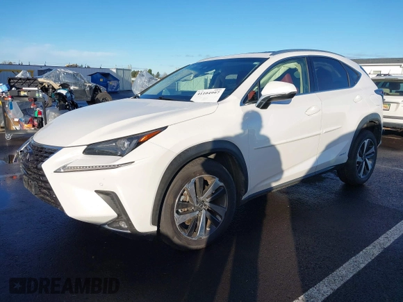 2020 Lexus NX with VIN JTJGJRDZXL5002870, listed as a IAAI auction lot 41104997 with 48,856 mi miles. Bid and sale history available at carsss.com. Image 2.
