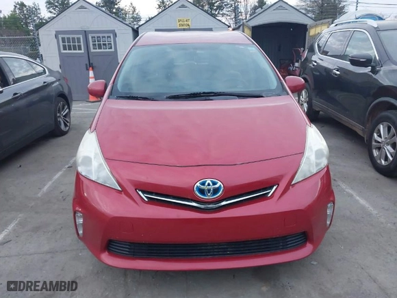 2013 Toyota Prius v Two with VIN JTDZN3EU4D3205797, listed as a IAAI auction lot 41915255 with NaN miles. Bid and sale history available at carsss.com. Image 12.