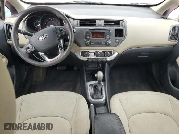 2013 Kia Rio EX with VIN KNADN4A39D6295795, listed as a Copart auction lot 56565145 with 108,074 mi miles and Clean title. Bid and sale history available at DreamBid. Image 8.