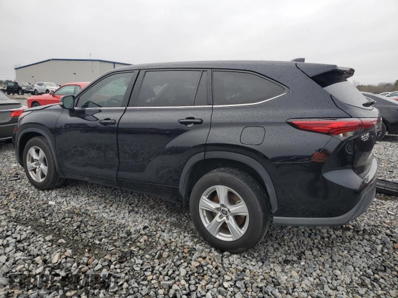 2020 Toyota Highlander LE with VIN 5TDZZRAH6LS000463, listed as a Copart auction lot 88069555 with 77,032 mi miles and Salvage title. Bid and sale history available at DreamBid. Image 2.
