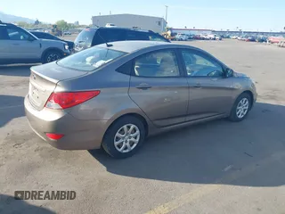 2012 Hyundai Accent GLS with VIN KMHCT4AE0CU131640, listed as a IAAI auction lot 42068874 with 155,780 mi miles. Bid and sale history available at carsss.com. Image 4.