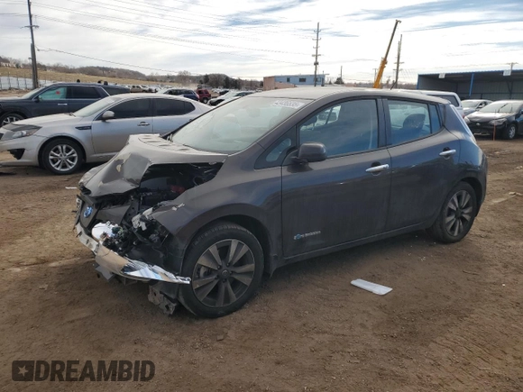 2016 Nissan LEAF S with VIN 1N4BZ0CP5GC307802, listed as a Copart auction lot 43436535 with 50,359 mi miles and Salvage Title. Bid and sale history available at DreamBid. Image 1.