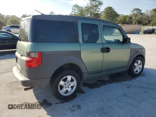 2004 Honda Element EX with VIN 5J6YH18604L015722, listed as a Copart auction lot 47357365 with 263,982 mi miles and Salvage Title. Bid and sale history available at DreamBid. Image 3.