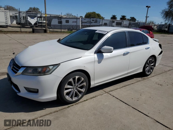 2015 Honda Accord Sport with VIN 1HGCR2F57FA067488, listed as a Copart auction lot 49556055 with 274,063 mi miles and Salvage Title. Bid and sale history available at DreamBid. Image 1.
