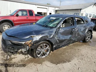 2024 Honda Accord EX-L с VIN 1HGCY2F6XRA085175, выставлен на аукционе Copart как лот 56600785 с пробегом Не указан миль и На запчасти • Non repairable. История ставок и продаж доступна на DreamBid. Изображение 1.
