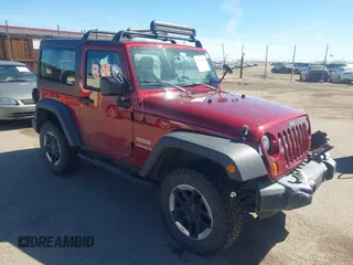 2013 Jeep Wrangler Sport with VIN 1C4AJWAG3DL608342, listed as a IAAI auction lot 41858662 with 118,504 mi miles and . Bid and sale history available at carsss.com. Image 1.