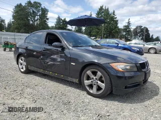 2008 BMW 3 Series 328xi with VIN WBAVC73588KP39496, listed as a Copart auction lot 62034915 with 128,368 mi miles and Salvage title. Bid and sale history available at DreamBid. Image 4.