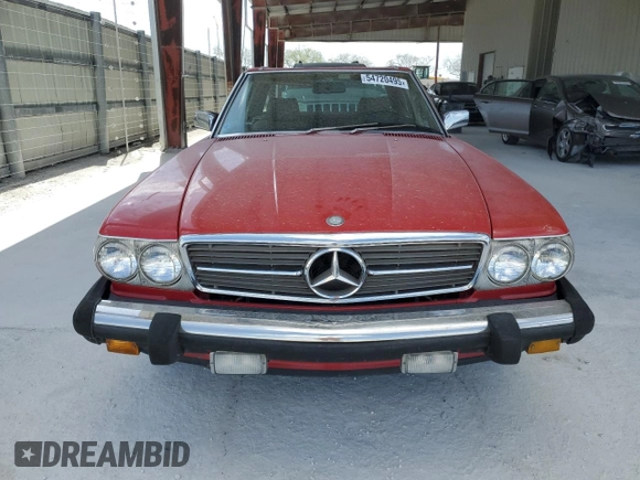 1987 Mercedes-Benz 560 Series 560SL with VIN WDBBA48D8HA056549, listed as a Copart auction lot 54720495 with 157,724 mi miles and Clean Title. Bid and sale history available at carsss.com. Image 5.
