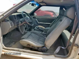 1989 Ford Mustang with VIN 1FABP41E3KF176536, listed as a Copart auction lot 58233075 with 17,202 mi miles and Salvage title. Bid and sale history available at DreamBid. Image 7.