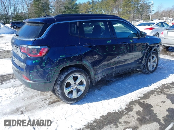 2021 Jeep Compass Altitude z VIN 3C4NJDBB0MT552101, wystawiony jako IAAI lot #41578726 z przebiegiem 49 684 mil mil oraz . Historia ofert i sprzedaży dostępna na DreamBid. Obrazek 4.