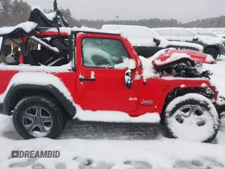 2018 Jeep Wrangler Sport S with VIN 1C4GJXAG4JW255734, listed as a IAAI auction lot 41510139 with Not Provided miles and . Bid and sale history available at DreamBid. Image 13.