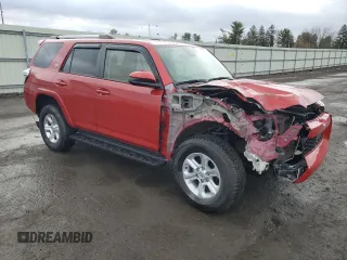 2022 Toyota 4Runner SR5 with VIN JTEMU5JR4N6019845, listed as a Copart auction lot 51411635 with 43,311 mi miles and Salvage title. Bid and sale history available at DreamBid. Image 4.