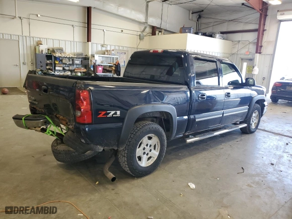 2006 Chevrolet Silverado 1500 LT2 with VIN 2GCEK13TX61158712, listed as a Copart auction lot 51158195 with 282,293 mi miles and Non Repairable. Bid and sale history available at carsss.com. Image 3.