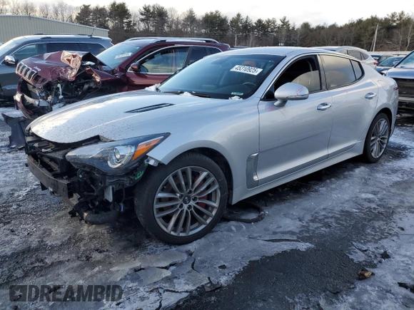 2018 Kia Stinger with VIN KNAE15LA1J6020242, listed as a Copart auction lot 45310925 with 137,771 mi miles and Salvage Title. Bid and sale history available at DreamBid. Image 1.
