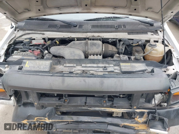 2009 Ford Econoline Cargo Commercial with VIN 1FTNE14W49DA93428, listed as a IAAI auction lot 41641859 with 220,630 mi miles and . Bid and sale history available at DreamBid. Image 10.