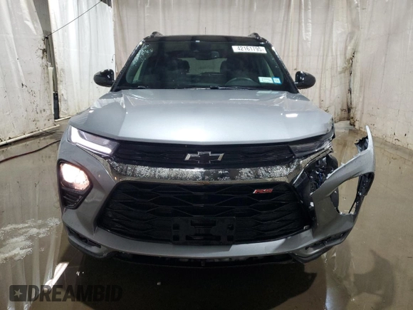 2023 Chevrolet TrailBlazer RS with VIN KL79MUSL1PB049455, listed as a Copart auction lot 42161795 with 16,473 mi miles and Salvage Title. Bid and sale history available at DreamBid. Image 5.