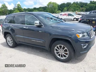 2014 Jeep Grand Cherokee Limited with VIN 1C4RJFBGXEC156893, listed as a IAAI auction lot 42664601 with 210,262 mi miles and . Bid and sale history available at DreamBid. Image 1.