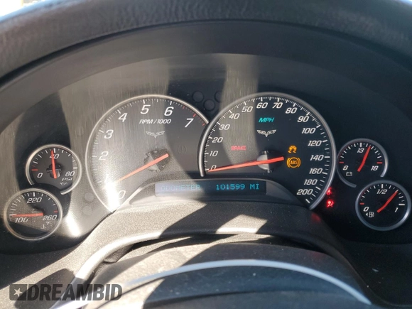 2008 Chevrolet Corvette with VIN 1G1YY26W585134514, listed as a Copart auction lot 45059565 with 101,599 mi miles and Salvage Title. Bid and sale history available at carsss.com. Image 9.