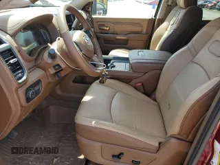 2024 Ram 2500 Longhorn with VIN 3C6UR5PL2RG383945, listed as a Copart auction lot 59219295 with 4,802 mi miles and Salvage title. Bid and sale history available at DreamBid. Image 7.