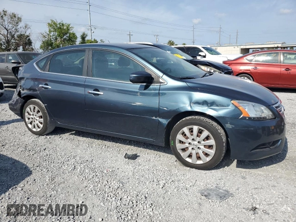 2015 Nissan Sentra SV with VIN 3N1AB7AP6FY357204, listed as a Copart auction lot 54585265 with 83,703 mi miles and Salvage Title. Bid and sale history available at DreamBid. Image 4.