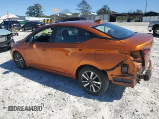 2022 Nissan Versa SV with VIN 3N1CN8EV5NL841939, listed as a Copart auction lot 48990195 with 57,076 mi miles and Salvage title. Bid and sale history available at DreamBid. Image 2.