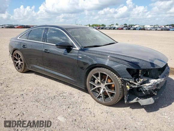 2019 Audi A6 Prestige with VIN WAUM2AF28KN038671, listed as a Copart auction lot 61748845 with 88,718 mi miles and Salvage title. Bid and sale history available at DreamBid. Image 4.